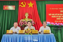 Đại biểu HĐND tỉnh tiếp xúc cử tri xã Ninh Hải