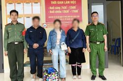 Công an xã Tả Van kịp thời đưa thiếu nữ bị dụ dỗ qua điện thoại trở về với gia đình