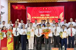 9 thí sinh tham gia vòng chung kết Hội thi Bí thư chi bộ giỏi xã Bảo Ái