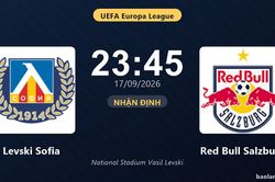 Nhận định Levski Sofia vs Red Bull Salzburg: Màn so tài của hai đội vào phom