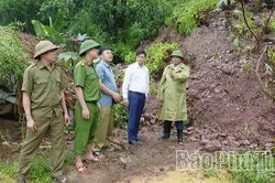 Khẩn trương khắc phục sự cố sạt lở tại xã Cự Đồng