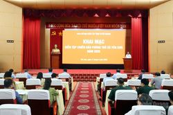 Khai mạc diễn tập chiến đấu phòng thủ xã Yên Sơn năm 2026
