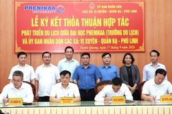 Ký kết thỏa thuận hợp tác phát triển du lịch giữa Đại học Phenikaa với các xã Vị Xuyên, Phú Linh và Quản Bạ
