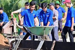 Tuổi trẻ Vĩnh Long chung tay xây dựng nông thôn mới