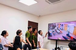 Bắt đối tượng gây rối tại Bệnh viện Hữu nghị Lạc Việt