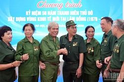 Kỷ niệm 50 năm thanh niên Thủ đô đi xây dựng vùng kinh tế mới tại Lâm Đồng