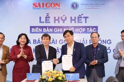 Báo Sài Gòn Giải Phóng và Trường Đại học Luật TPHCM ký kết Biên bản ghi nhớ hợp tác