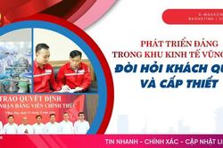 Phát triển đảng trong KKT Vũng Áng (bài cuối): Đồng bộ xây vườn ươm 'hạt giống đỏ'