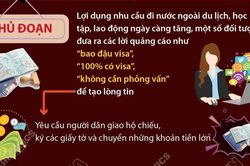 Cảnh báo những thủ đoạn lừa đảo 'bao đậu visa'đi nước ngoài