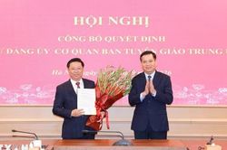 Ông Trần Thanh Lâm giữ chức Bí thư Đảng ủy cơ quan Ban Tuyên giáo Trung ương