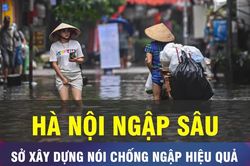 18 GIỜ NGÀY 18-9: Công trình chống ngập Hà Nội phát huy hiệu quả