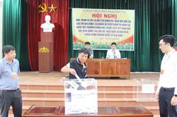 Bắc Ninh: Bốc thăm 158 lô đất tái định cư, giao đất dự án sân bay Gia Bình