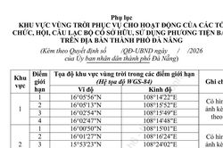 Thiết lập 4 khu vực v&ugrave;ng trời quản l&yacute; phương tiện bay v&agrave; ph&aacute;t triển kinh tế tầm thấp