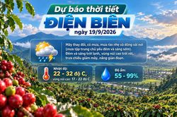 Bản tin Dự báo thời tiết ngày 19/9/2026