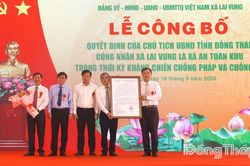 Lai Vung công bố quyết định công nhận xã An toàn khu