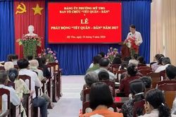 Phường Mỹ Tho phát động 'Tết Quân - Dân' năm 2027