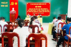 9 tháng, phường Ninh Chử thu ngân sách đạt 70% dự toán