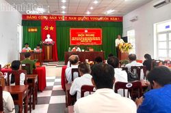 Đại biểu HĐND tỉnh Khánh Hòa tiếp xúc cử tri xã Vĩnh Hải