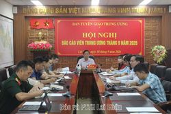 Hội nghị báo cáo viên Trung ương tháng 9/2026