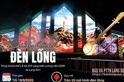 Lộ trình diễu hành đèn lồng trong khuôn khổ Lễ hội Ánh sáng biên cương