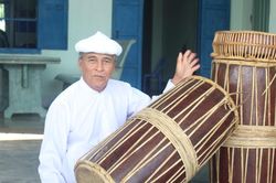 Giữ hồn nhạc cụ Chăm từ những nhịp trống