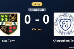 Cầm chân nhau không bàn thắng, Yate Town và Chippenham Town chia điểm tại FA Cup
