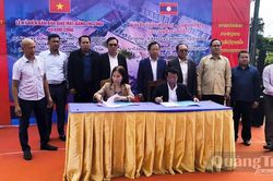 Khởi công xây dựng Trường phổ thông dân tộc tỉnh Khăm Muồn