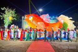 21 mô hình tham gia cuộc thi mô hình đèn Trung thu phường An Tường