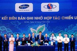 Lễ ký kết Biên bản ghi nhớ hợp tác chiến lược tại Viện Hàn lâm Khoa học và Công nghệ Việt Nam
