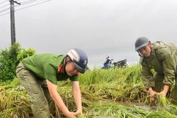 Công an Thanh Hoá bám tuyến xung yếu, ngăn dòng lũ dữ