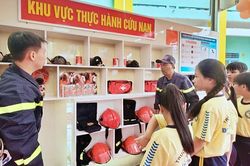 Trường tiểu học đầu tiên có 'Không gian học tập về phòng cháy, chữa cháy và cứu nạn, cứu hộ'