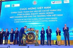 Đánh cồng ghi dấu chứng khoán Việt Nam vào nhóm thị trường mới nổi