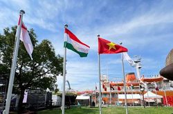 Quốc kỳ Việt Nam tung bay tại Nagoya, mở màn hành trình ASIAD 20