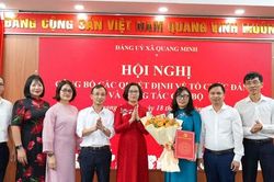Xã Quang Minh: Kiện toàn tổ chức Đảng tại các trường học trong giai đoạn mới