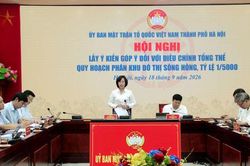 Lắng nghe ý kiến nhân dân để hoàn thiện quy hoạch phân khu đô thị sông Hồng