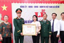 Xã Cổ Đô tổ chức Lễ công bố Quyết định và trao Bằng 'Tổ quốc ghi công'