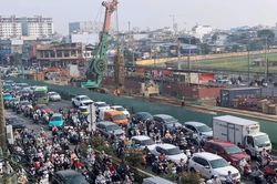 Phân luồng hợp lý, tránh ách tắc khi thi công tuyến Metro số 2