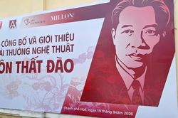 Trường ĐH Nghệ thuật Huế công bố 'Giải thưởng Nghệ thuật Tôn Thất Đào'