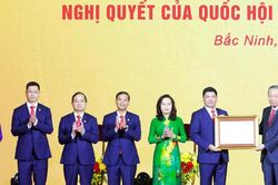 Tổng Bí thư, Chủ tịch nước Tô Lâm dự Lễ công bố Nghị quyết của Quốc hội về thành lập thành phố Bắc Ninh
