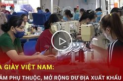 Da giày Việt Nam: Giảm phụ thuộc, mở rộng dư địa xuất khẩu