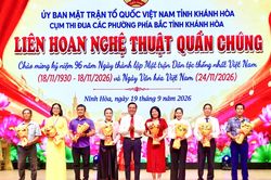 Đội nghệ thuật quần chúng phường Nam Nha Trang giành giải nhất