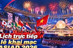 Cập nhật lịch trực tiếp lễ khai mạc ASIAD 2026 mới nhất