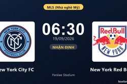 Nhận định New York City FC vs New York Red Bulls: Bài toán lực lượng của chủ nhà