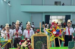 Sôi nổi Hội thi 'Lồng đèn thắp sáng ước mơ thiếu nhi Lâm Đồng'