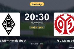 Nhận định Borussia Mönchengladbach vs FSV Mainz 05: Điểm nóng cuộc đua tốp đầu