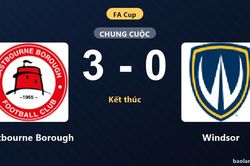 Eastbourne Borough đánh bại Windsor 3-0 tại vòng loại thứ hai FA Cup