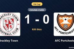 Brackley Town vượt qua AFC Portchester tại vòng loại thứ hai FA Cup