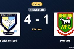 Thắng áp đảo Hendon 4-1, Berkhamsted tạo dấu ấn lớn tại vòng loại FA Cup