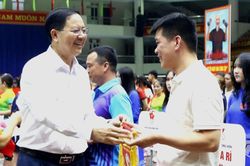 Khai mạc môn Bóng chuyền hơi Đại hội Thể dục thể thao tỉnh Thái Nguyên lần thứ X