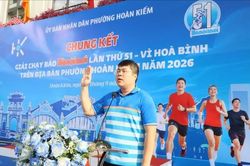 Phường Hoàn Kiếm lan tỏa tinh thần Giải chạy Báo Hà Nội Mới - Vì hòa bình